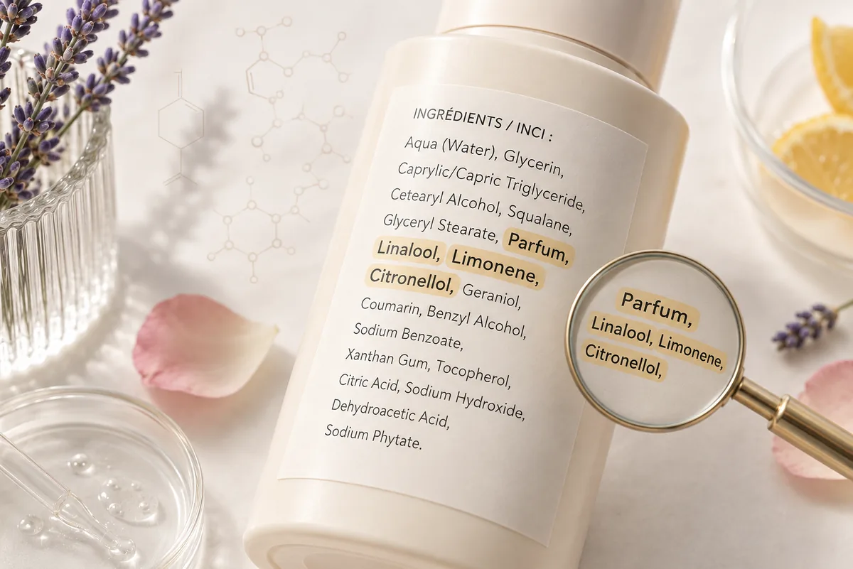 Comprendre les allergènes : Parfum, Linalool, Limonene